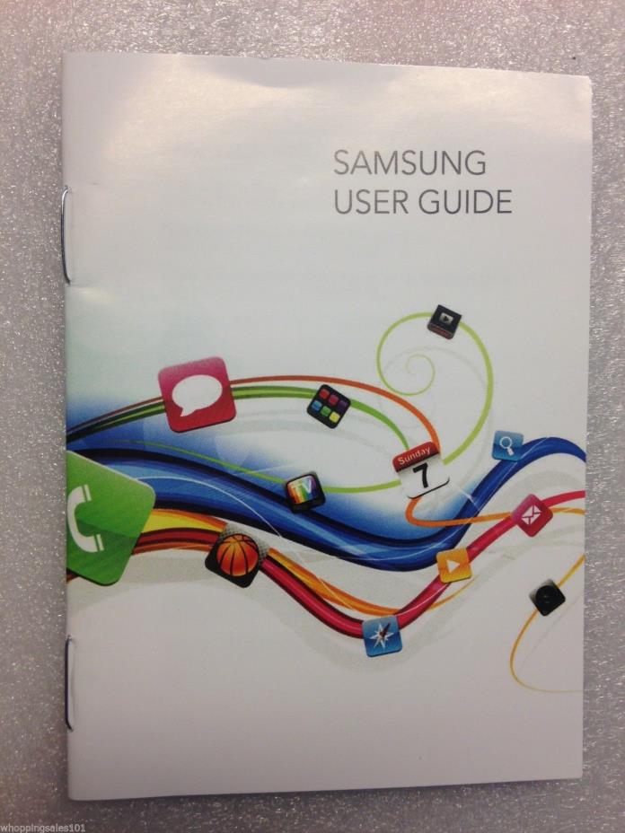 Brand New Wholesale Lot 130x Samsung User Quick Start Guide Manuals Pamphlet 20p