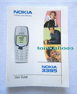 NOKIA 3395 Owner's Manual User Guide 158 Pages English Easy to Read