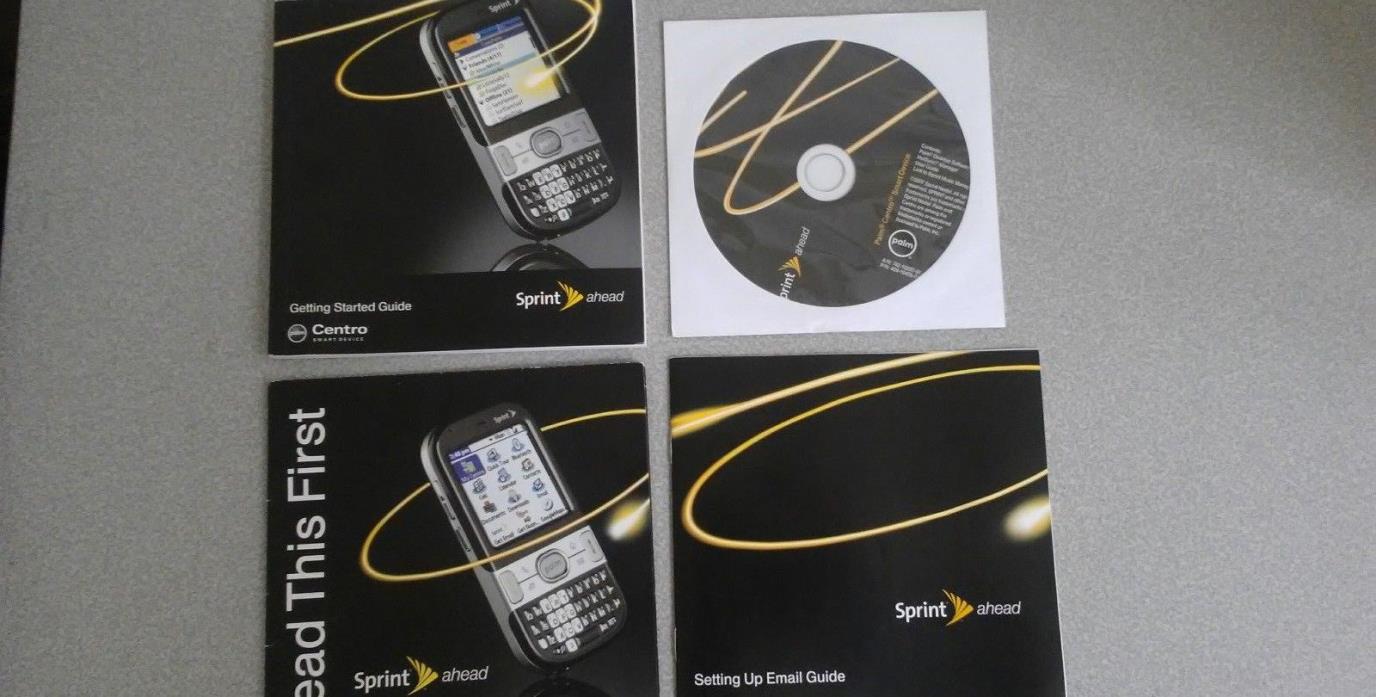 Software and Manuals for Sprint Palm Centro Smart Device        ~no phone~