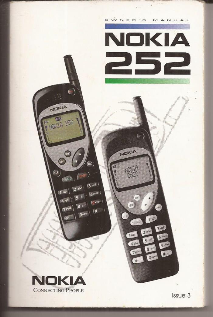 NOKIA 252 CELL PHONE OWNER'S MANUAL