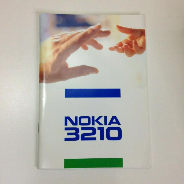 Nokia 3210 Cell Phone User Guide Operating Instructions Manual Vintage