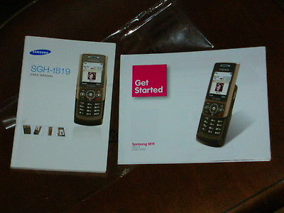 SAMSUNG SGH T819 MANUAL AND GET STARTED