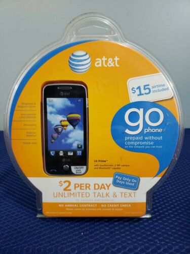 LG Prime AT&T Go Phone Prepaid Without Compromise NEW