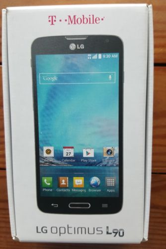 LG Optimus L90 T Mobile Android Cell Phone Box Gray Kit No Pnone
