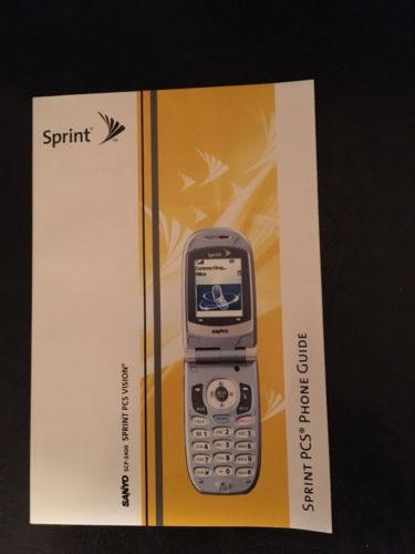 Sprint PCS Samsung SCP2400  phone guide