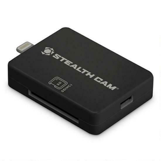 Stealth Cam iOS Memory Card Reader for iOS w/ Go USB Functionality