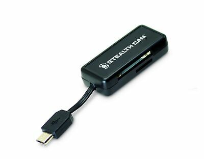 Stealth Cam Micro USB OTG Memory Card Reader for Android Devices, Black N/A