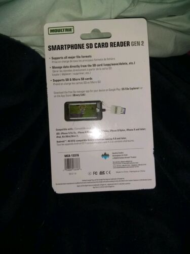 NEW ~ Moultrie Smart Phone SD Card Reader for iPhone & Andoid ~ Free Shipping