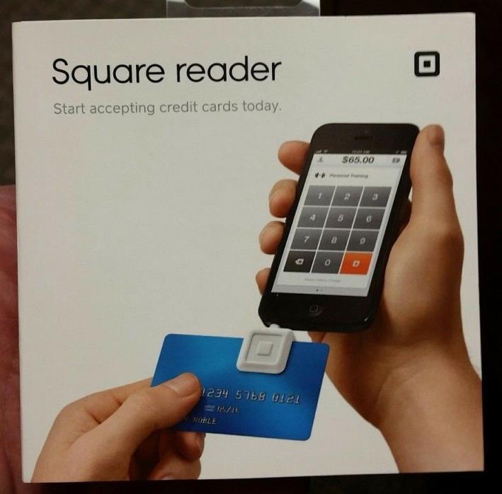 Square Credit Card Reader for Apple and Android Devices - White