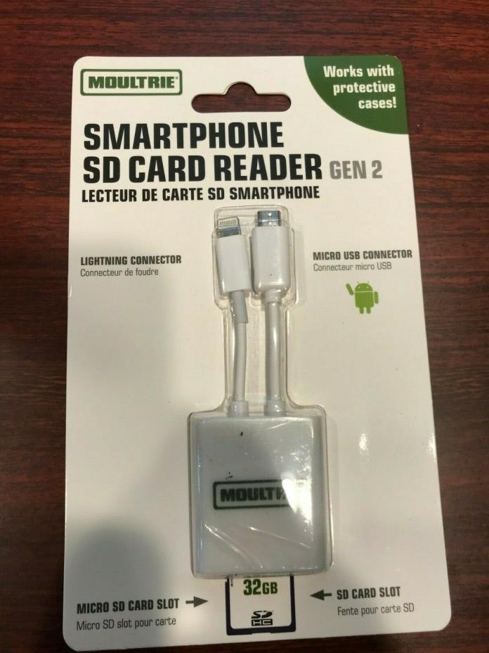 New Moultrie Game Camera SD Card Smart Phone Reader GEN 2 - MCA-13376