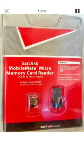 SanDisk MobileMate Micro Memory Card Reader-SD/MicroSDHC-NEW in sealed package!