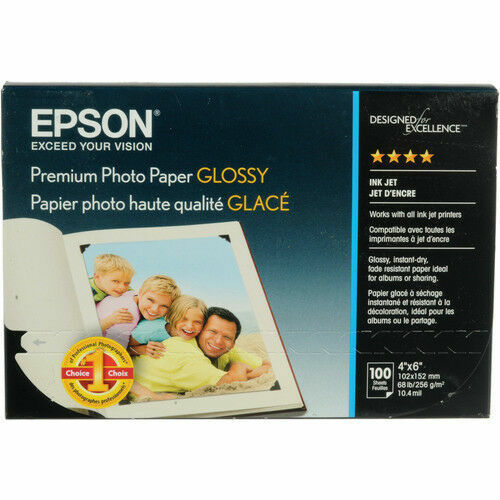 Epson S041727 Premium Photo Paper w/ 4
