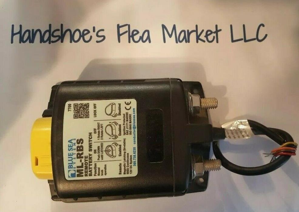 BLUE SEA SYSTEMS REMOTE BATTERY SWITCH ML-RBS 12V DC 7700 *S61