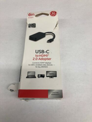 GE USB C to HDMI Adapter - Black [USED]