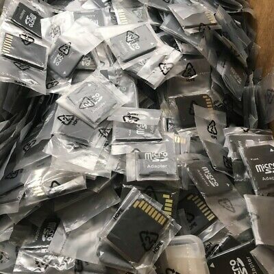 100 Lot of MicroSD-MicroSDHC-MicroSDXC to Full Size SD Adapter for Memory Card