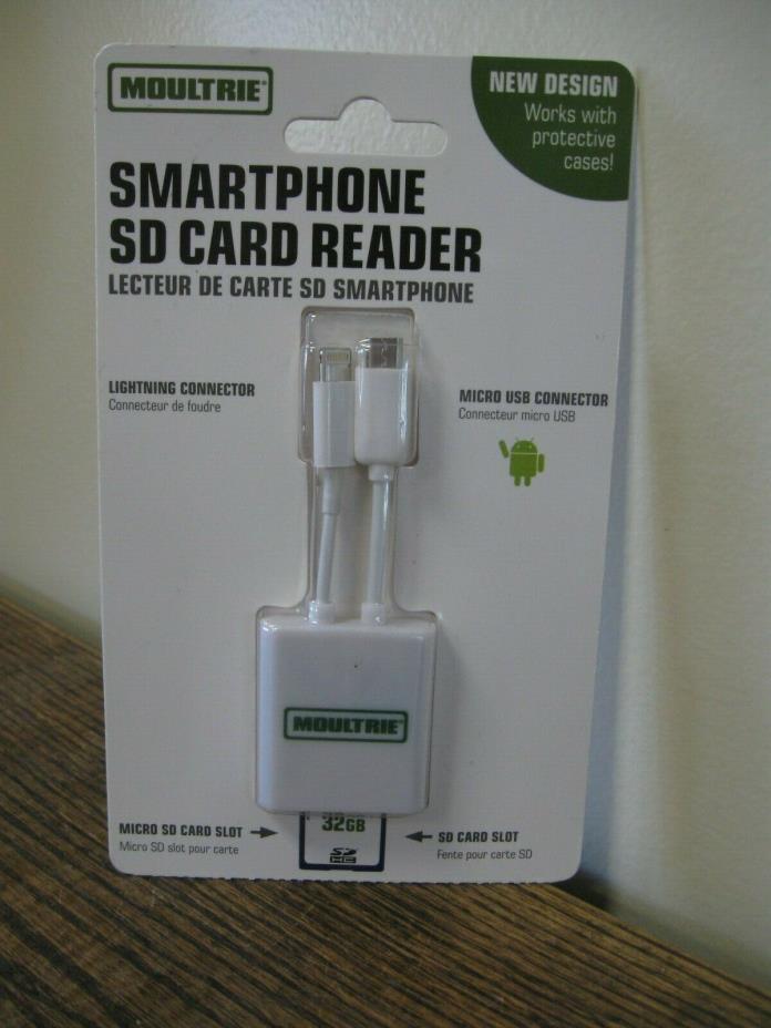 New!  Moultrie Smartphone SD Card Reader