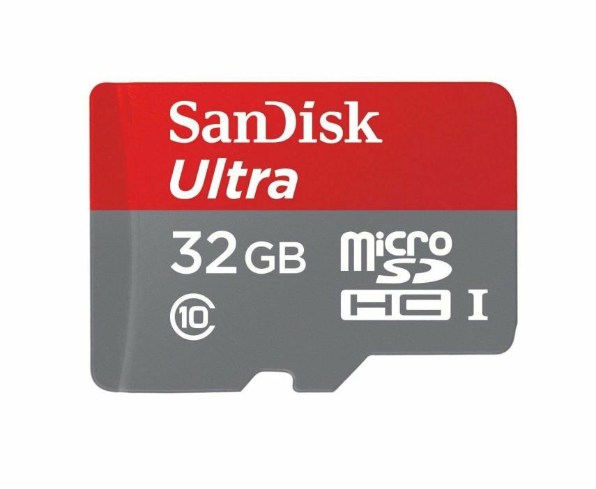 SanDisk 32GB Ultra Micro SDHC Class 10 Memory Card Samsung Galaxy Tab 3 S4 S5