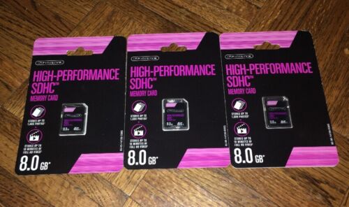 Lot Of 3 Infinitive High Performance 8GB SDHC memory card, 40MB/s Free Shipping!