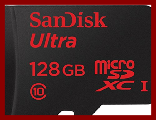 Ultra 128GB UHS I Class 10 Microsdxc Memory Card Up To 80Mb/S SDSQUNC 128G W Ada