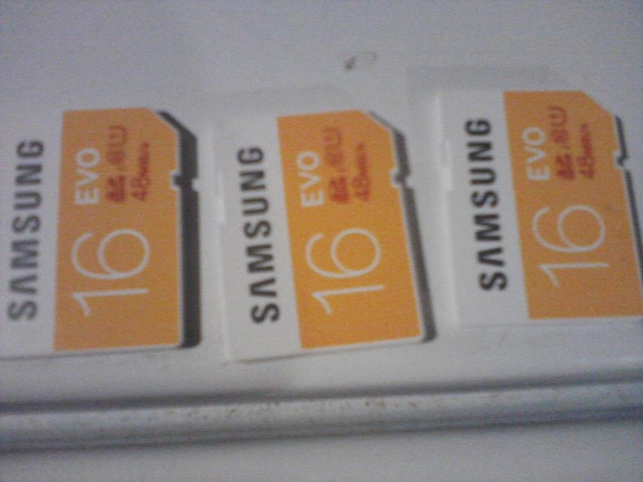 samsung 16gb sd card  3 pack       last pack