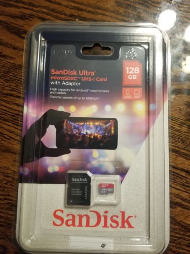 SanDisk Ultra micro SDXC UHS-I Card 128GB With Adapter