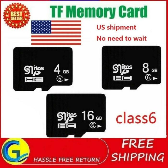 Universal Micro TF Memory Card High Speed High Capacity SD Card 4G 8G 16G Class6