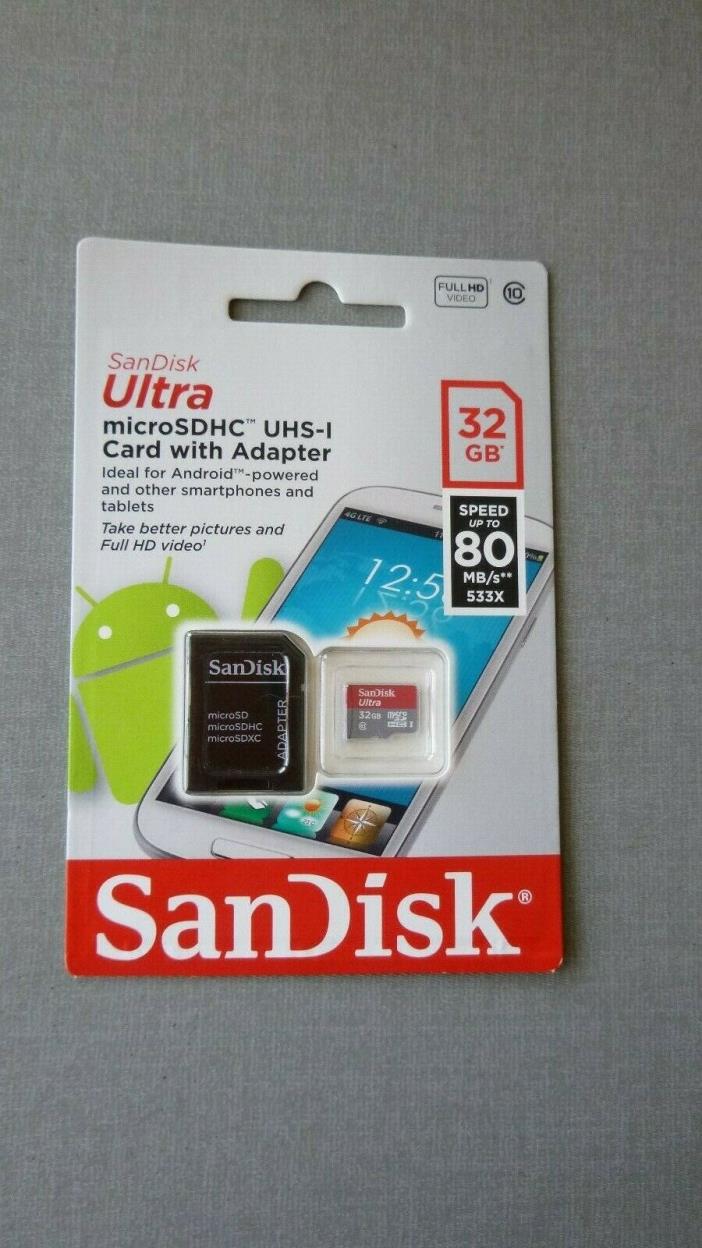 32 GB SanDisk Ultra Micro SD Card