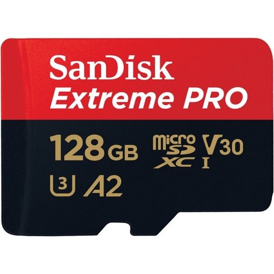SanDisk 128GB 128 GB MicroSDXC Extreme Pro A1 V30 UHS-3 170mb/s SDSQXCY-128G