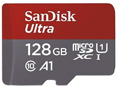 SanDisk 128GB Ultra microSDXC UHS-I Memory Card with Adapter - 100MB/s, C10, SD