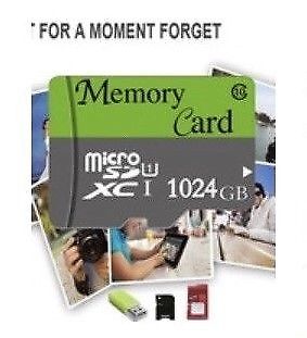 2018 NEW 1TB Micro Memory Card Storage 1024GB for 1TB Micro SD (SDXC) Card Slot