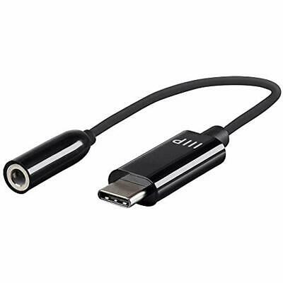 Monoprice Stereo Jack Cables USB-C To 3.5mm Audio Auxiliary Adapter Black Ideal