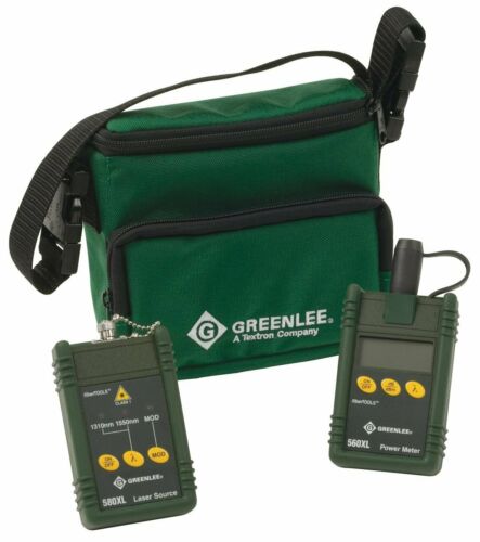 Greenlee 5680-FC Single mode Fiber Optic Test Set with FC Interface