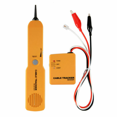 RJ11 Wire Tone Generator Probe Tracer Network Tracker Line Finder Cable US D1P2G