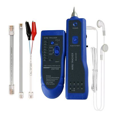 Multi-Function Network Cable Tester Rj45 Rj11 Wire Ethernet Tracer Remote Toner