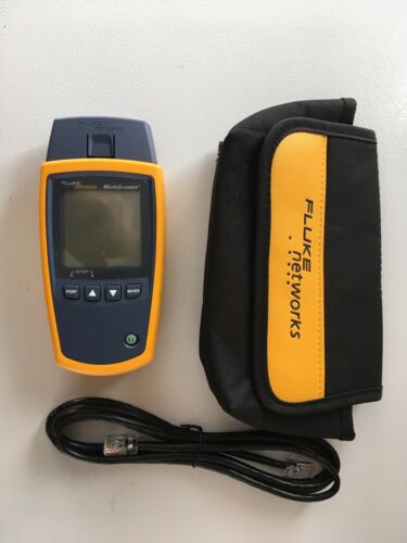 Fluke Networks MicroScanner2 MS2-100 Cable Tester with Nylon Case