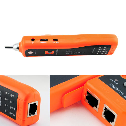 Network Ethernet LAN RJ45 RJ11 Wire Tracker Tracer Ethernet Cable TesterTool USA
