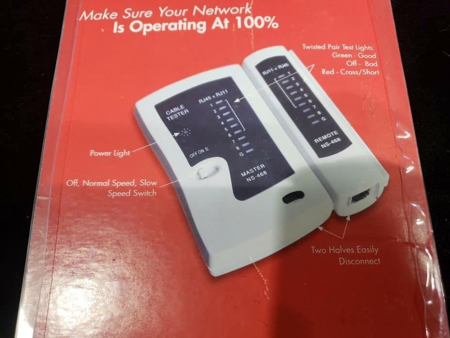 inland Network Cable Tester..Make Sure Your Network is Operating at 100%