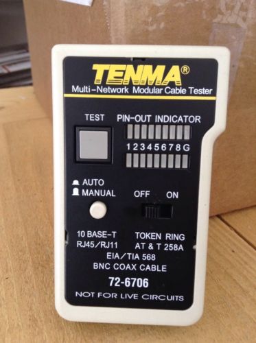 Tenma Multi-Network Modular Cable Tester Replacement (Ethernet Coaxial)