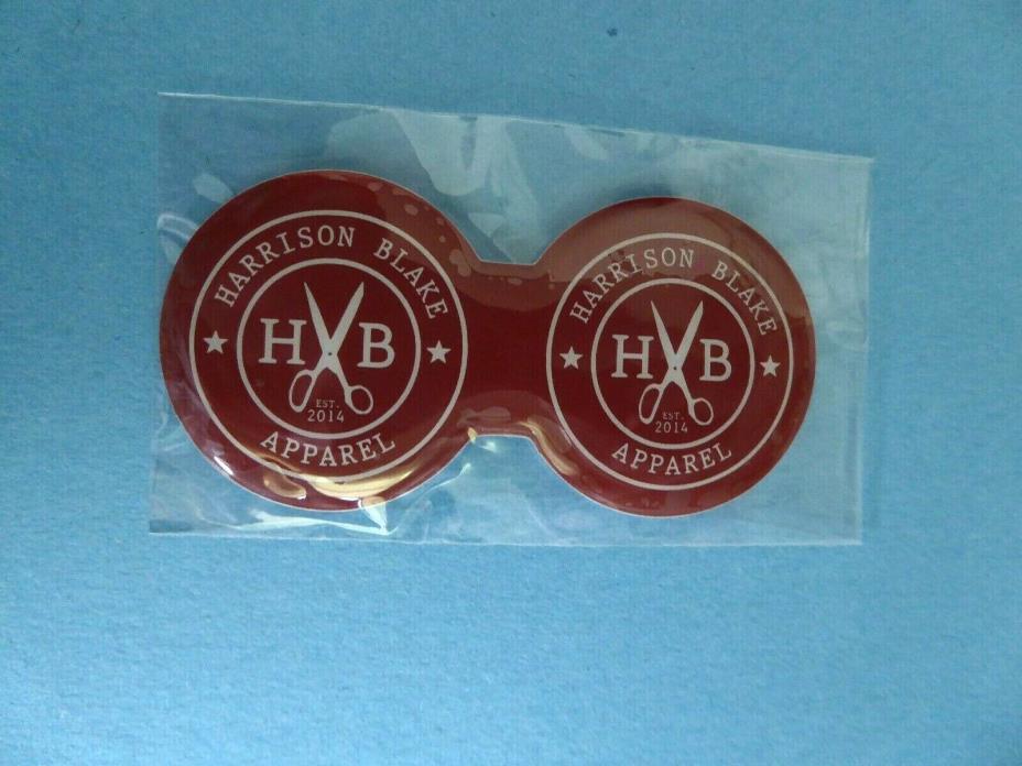 Harrison Blake HB Red Logo Brand Cord Winder Holder for Ear Buds Organizer