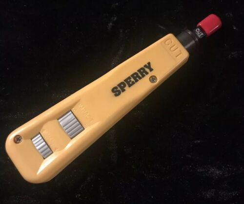 SPERRY Punch Down Tool~Manual,110 and 66 Blades~New