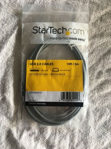 StarTech C79072G  Mini USB 2.0 Cable - A to Mini B - 10-Feet (USB2HAM10)
