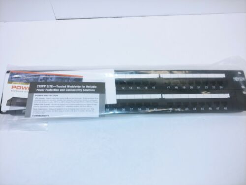 Tripp-Lite N052-048 48-Ports Patch Panel 568B Cat5e. New in box. 3 pack