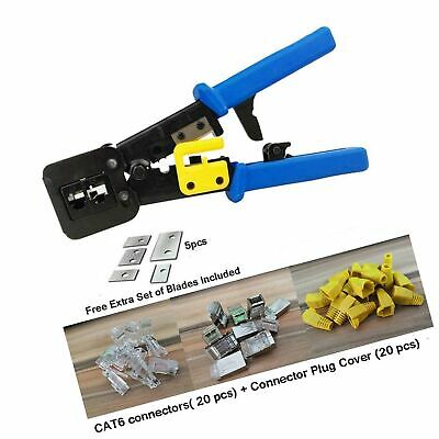 RJ45 Crimp Tool 6P 8P Multi-function Cable Cutter Pass Thro... - FREE 2 Day Ship