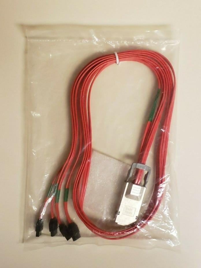 *NEW* 2M Circuit Assembly U709026 Inifiniband to 4-SATA Forward Breakout Cable