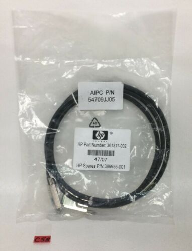 NEW SEALED HP 2M EXTERNAL SAS CABLE 361317-002, 389955-001, C58