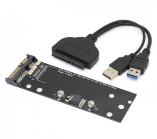 Sintech 7+17Pin to SATA Adapter with USB Cable for SSD From 2012 Year MACBOOK.B3