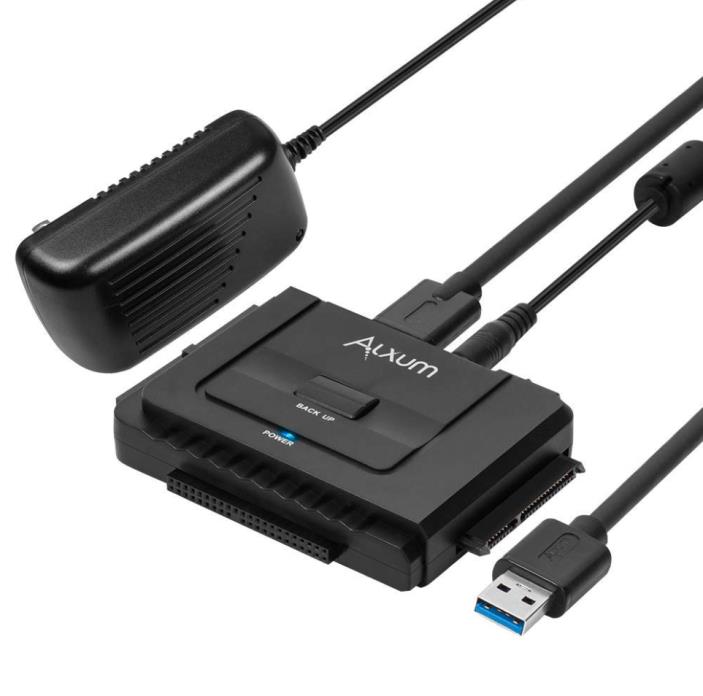 USB 3.0 to SATA/IDE Converter Hard Drive Adapter with 12V/2A Power Adapter M5
