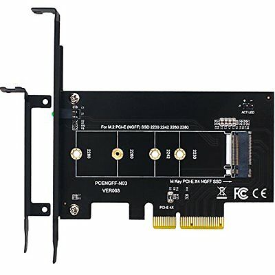 M.2 RAID Controllers PCIe To 3.0 X4 Adapter - Support 2280, 2260, 2242, 2230