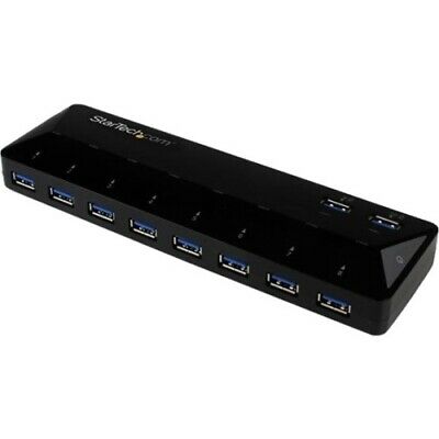 StarTech.com 10-Port USB 3.0 Hub with Charge and Sync Ports - 2 x 1.5A Ports