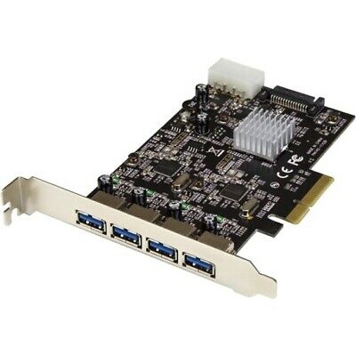 StarTech.com 4 Port USB 3.1 PCI-e Card 10Gbps-4x USB-A with Two 10Gbps Dedicated